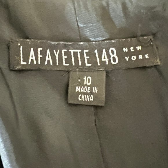 LAFAYETTE 148 NEW YORK Black Blazer Size 10 - Picture 4 of 8